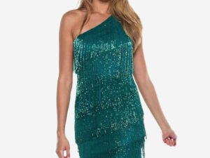 Spark nigh party dress green