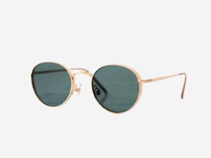 Donna gold frame glasses